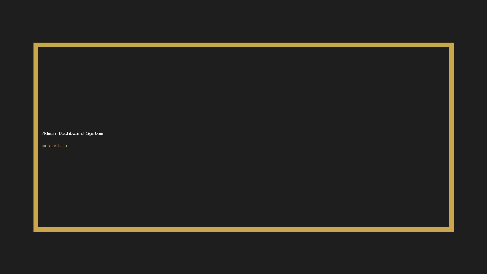 لوحة تحكم احترافية لإدارة المتاجر الرقمية