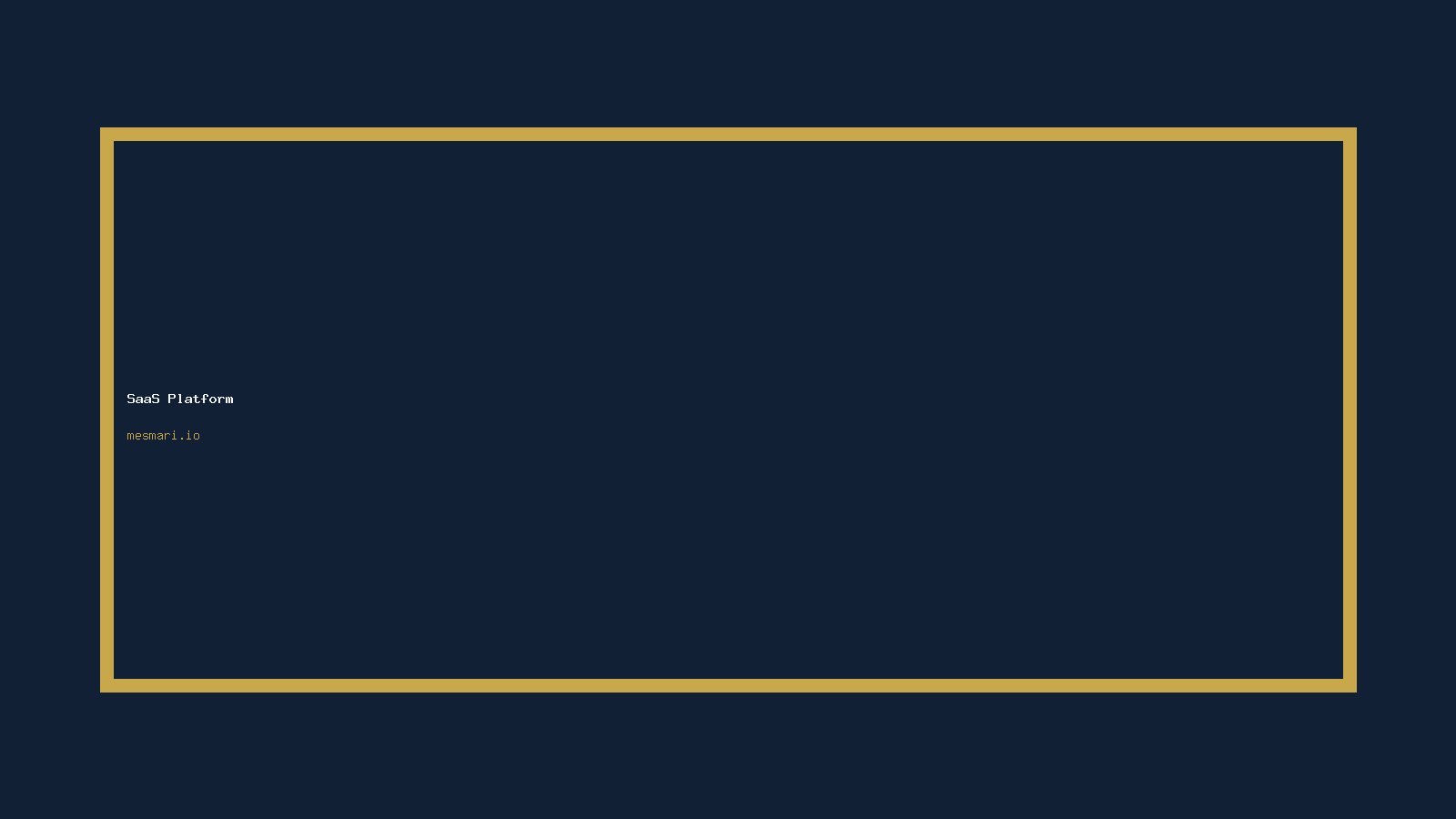 منصة SaaS لإنشاء متاجر رقمية متعددة